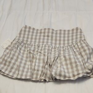 Cato Gray Plaid Women's Skort